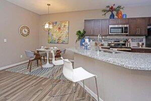 I STREET Modern Apartments - Bentonville Arkansas - Kitchen