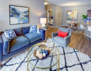 I STREET Modern Apartments - Bentonville Arkansas - Living Room